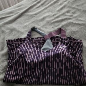 Purple Nike workout top xs